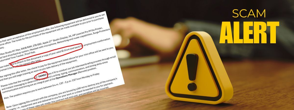 Stay Vigilant - Scam Alert
